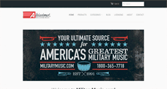 Desktop Screenshot of militarymusic.com